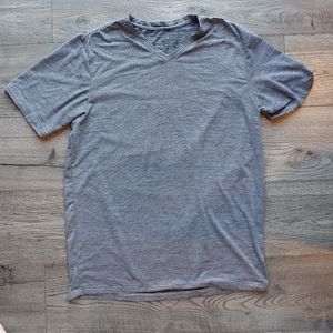 Men's Striped V-Neck